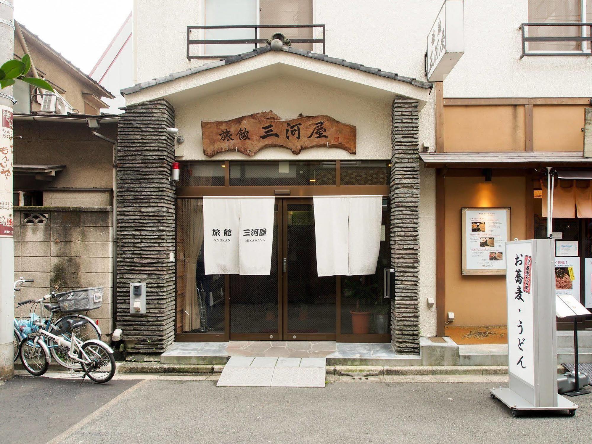 Ryokan Mikawaya Tokio Exterior foto